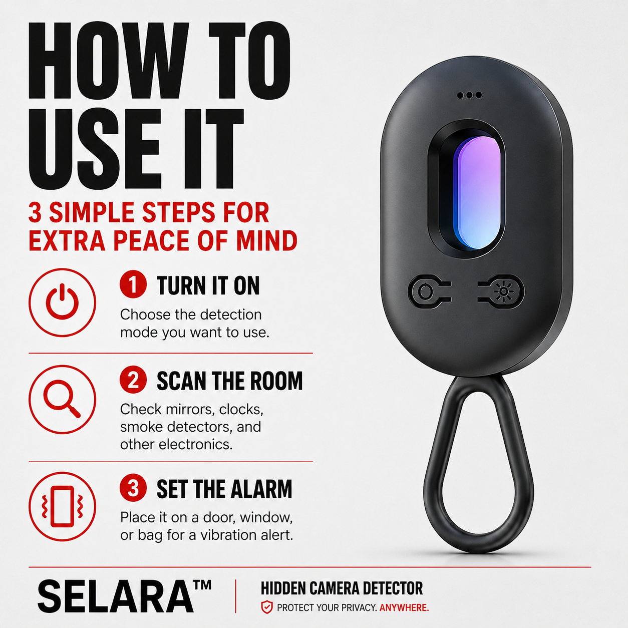 Selara™ Hidden Camera Detector