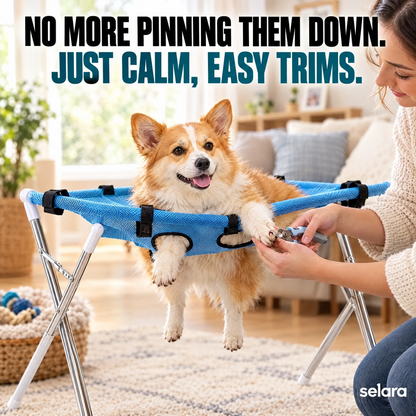 Pet Grooming Hammock & Stand