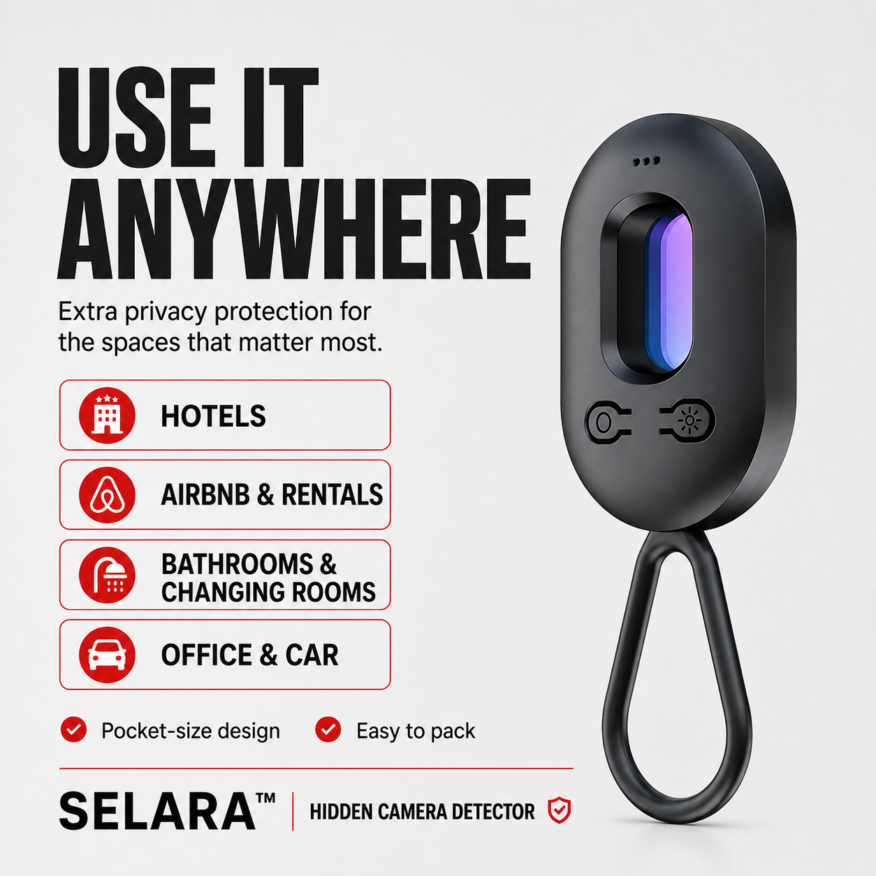 Selara™ Hidden Camera Detector