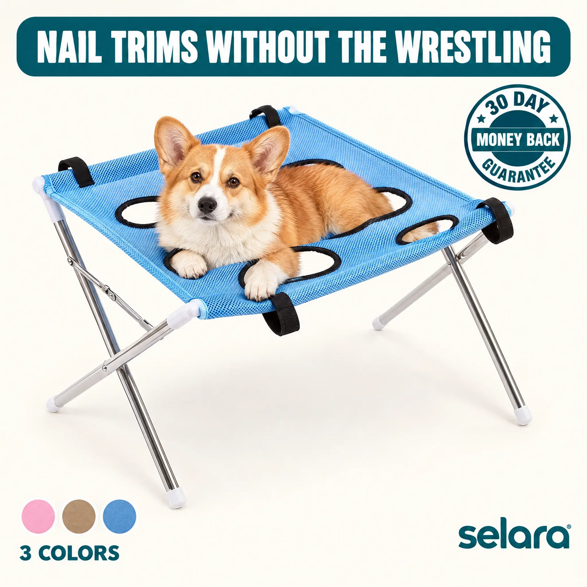 Pet Grooming Hammock & Stand