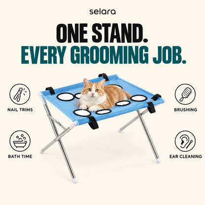 Pet Grooming Hammock & Stand