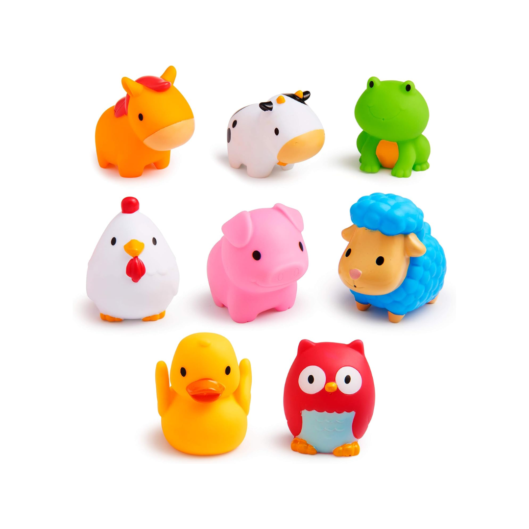 Farm Animal Bath Toy Set