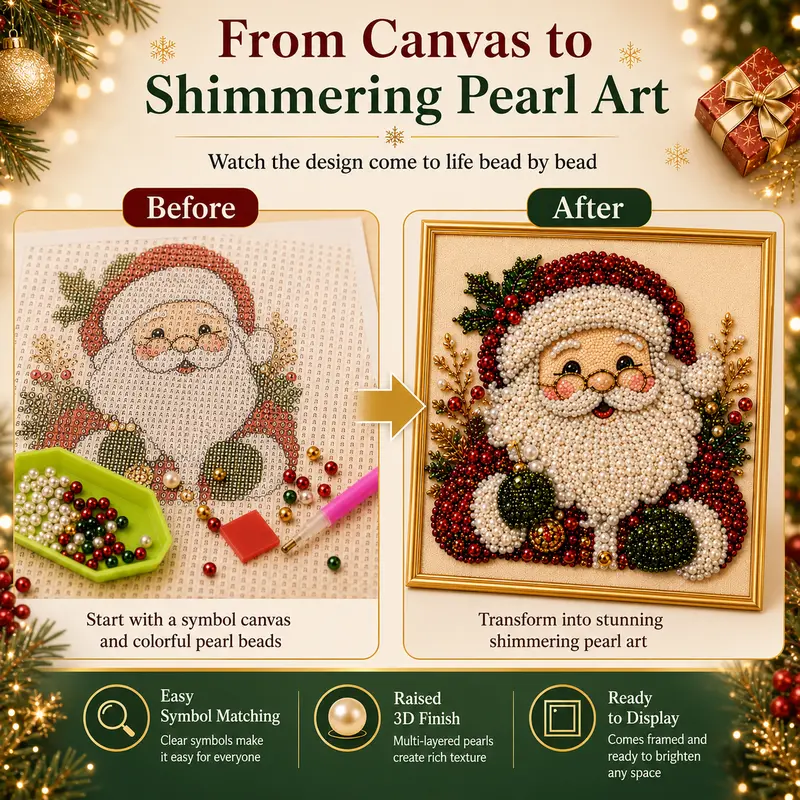 DIY Christmas Pearl Art Kit