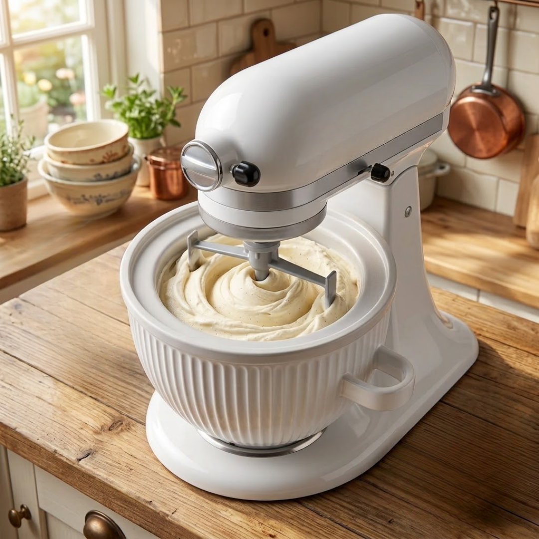 Ice Cream Maker Attachment W/ Ice Cream Scoop
