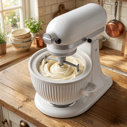Ice Cream Maker Attachment W/ Ice Cream Scoop