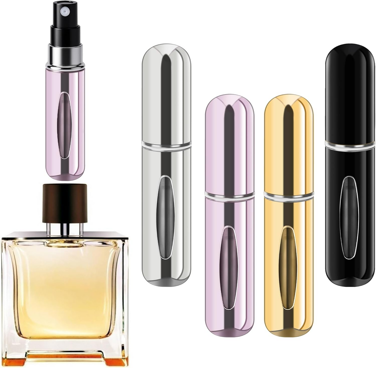 4 Refillable Travel Atomizers